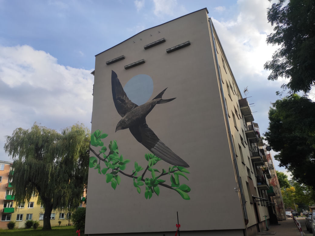 Odsłonięcie murala z Jerzykiem
