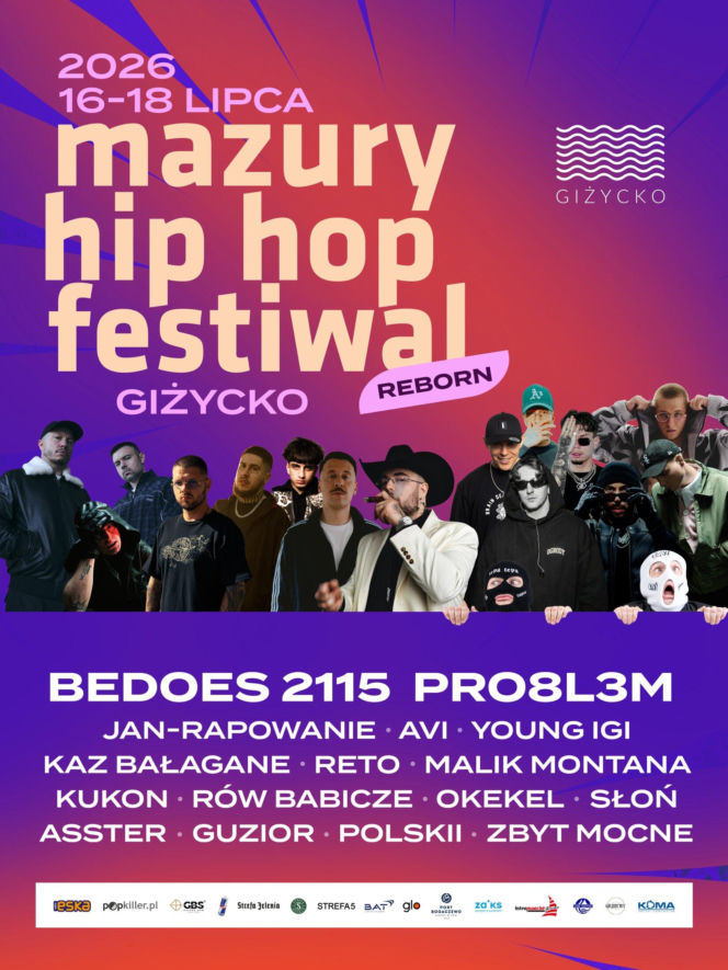 Mazury Hip Hop Festiwal Giżycko 2026