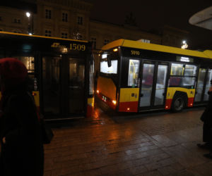 Zderzenie autobusów w Warszawie