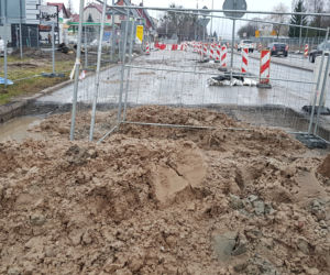 Błoto, dziury i kałuże