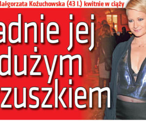 Ładnie jej z dużym brzuszkiem