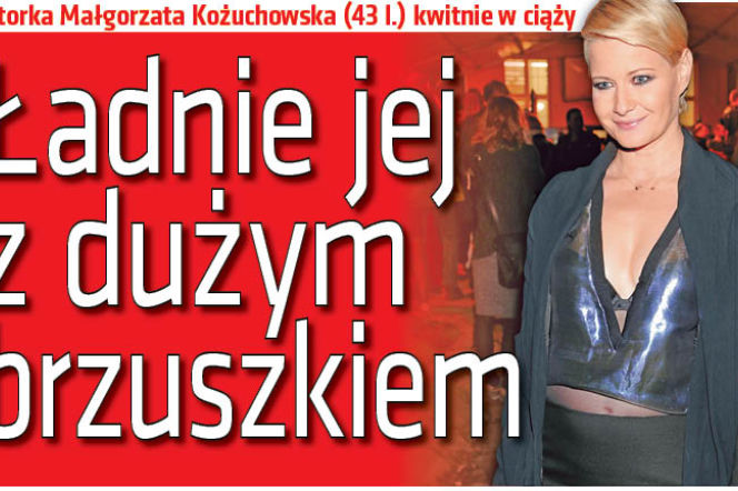 Ładnie jej z dużym brzuszkiem