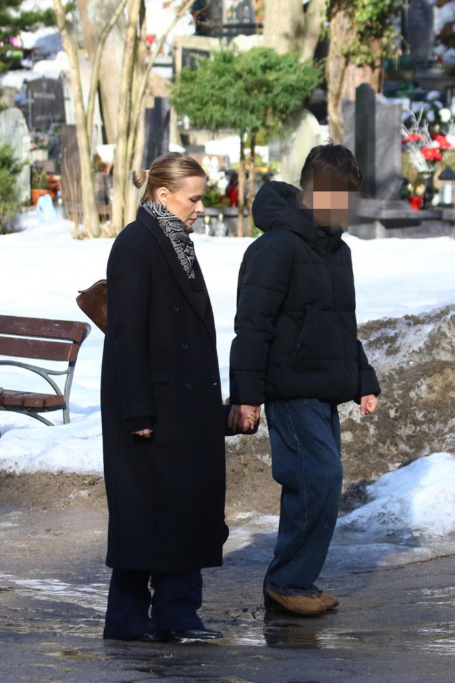 Pogrzeb Mirosława Krawczyka w Gdańsku: Aneta Zając i Mikołaj Krawczyk