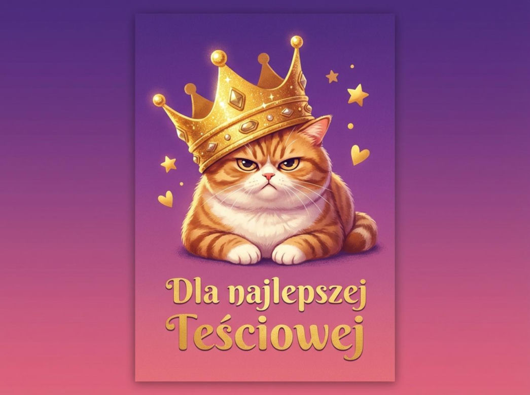 kartka na Dzień Teściowej