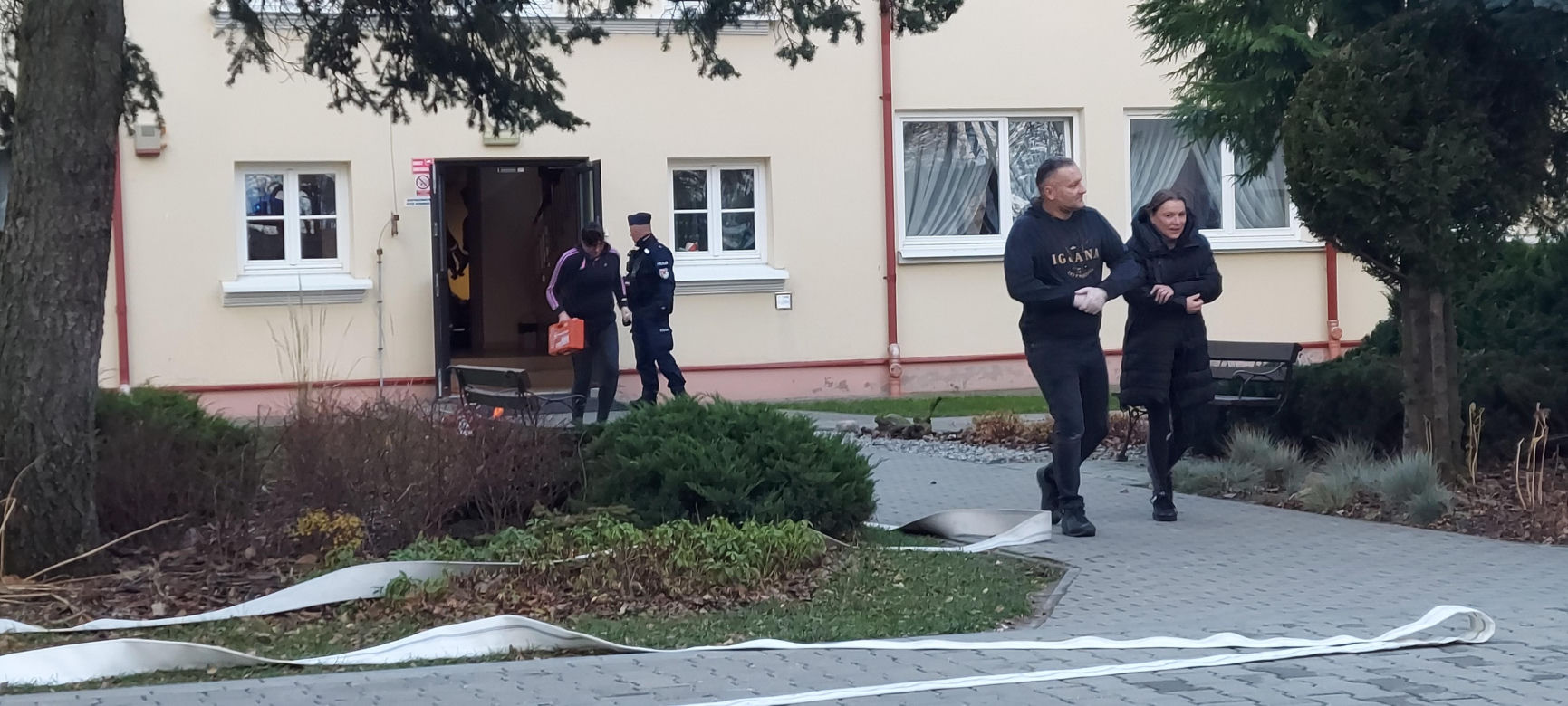 Próbna ewakuacja w zamojskim "rolniczaku"