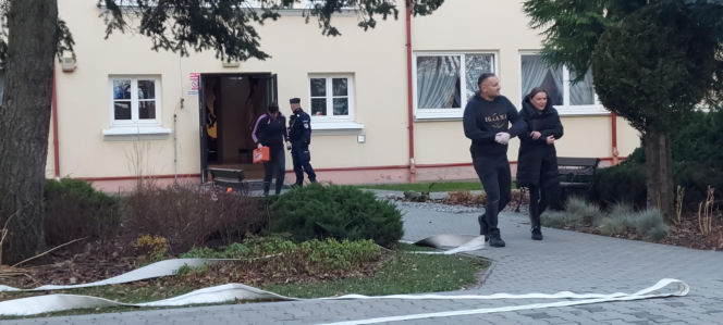 Próbna ewakuacja w zamojskim "rolniczaku"