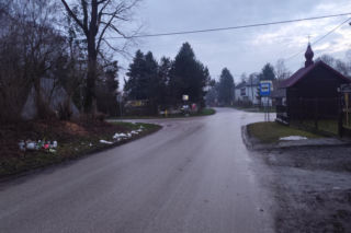 Skrzyżowanie w Szczepanowicach