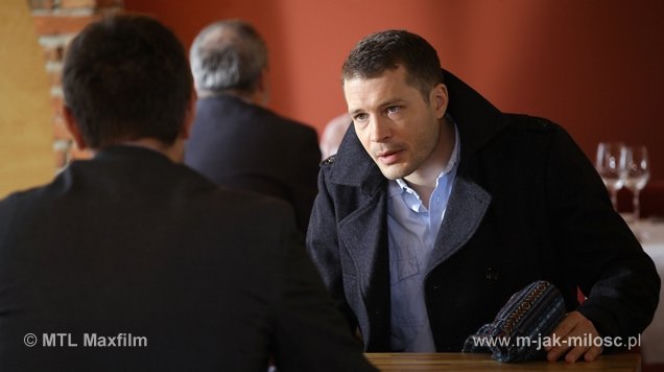 M jak miłość odc. 1051. Tomek (Andrzej Młynarczyk), Michał Łagoda (Paweł Okraska)