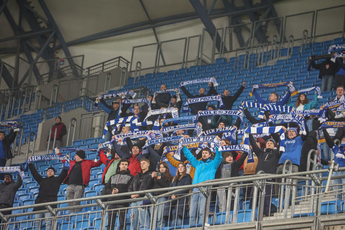 Lech Poznań - Pogoń Szczecin. Zdjęcia kibiców na meczu Fortuna Pucharu Polski