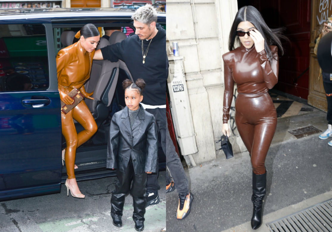 Siostry Kardashian w skórze