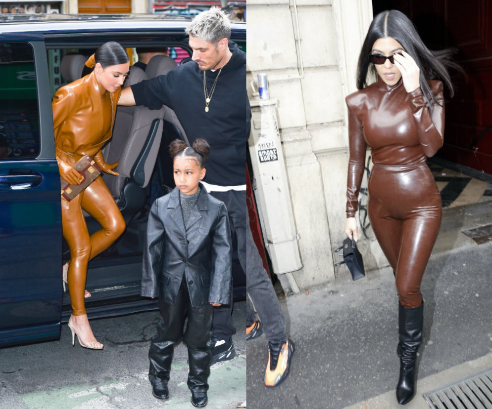 Siostry Kardashian w skórze