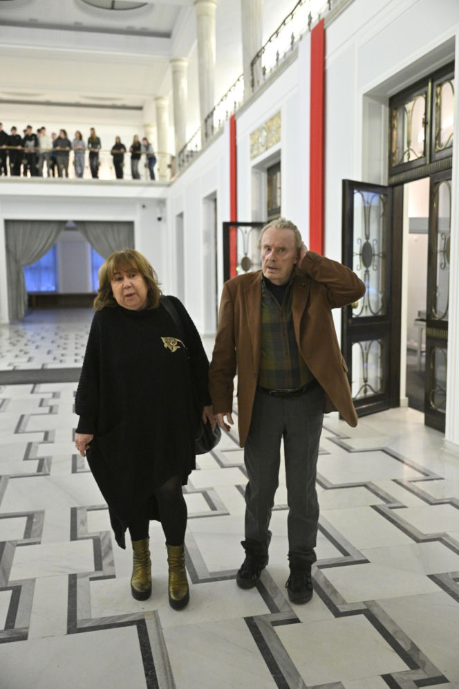 Czarzasty zaprosił Olbrychskiego z żoną do ważnej akcji