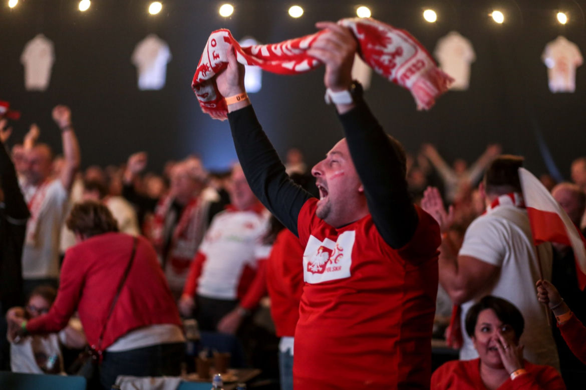 Polska - Arabia Saudyjska w strefie kibica na Stadionie Śląskim