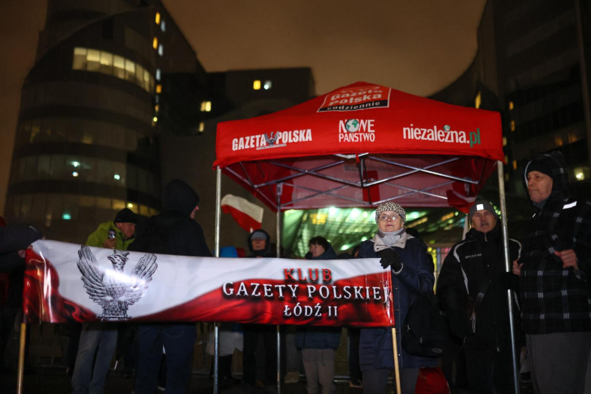 Protest pod siedzibą TVP