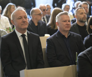 Politycy i dziennikarze na pogrzebie Andrzeja Morozowskiego