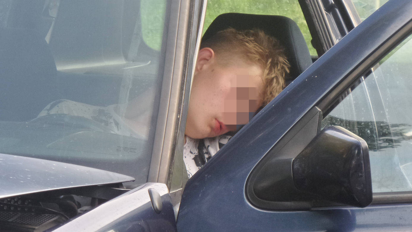 Pijany nastolatek spowodował wypadek