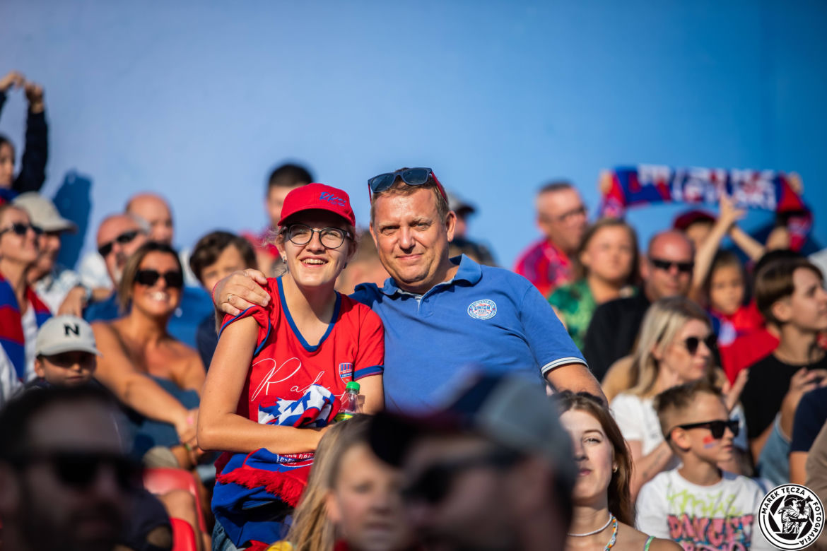 Kibice podczas meczu Raków Częstochowa - Jagiellonia Białystok 