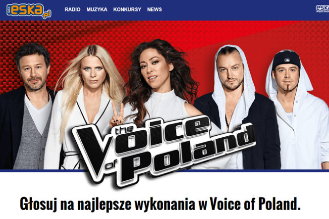 Strona Voice of Poland z ESKA.pl