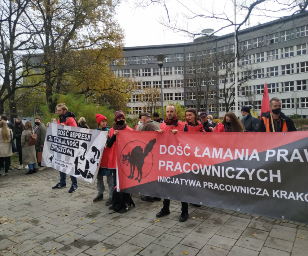 Związkowcy Uniwersytetu Pedagogicznego chcą respektowania praw pracowniczych