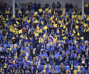 Arka Gdynia - Widzew Łódź: Zdjęcia kibiców i zawodników z meczu 25. kolejki PKO BP Ekstraklasy