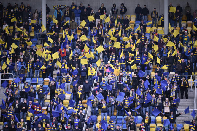 Arka Gdynia - Widzew Łódź: Zdjęcia kibiców i zawodników z meczu 25. kolejki PKO BP Ekstraklasy