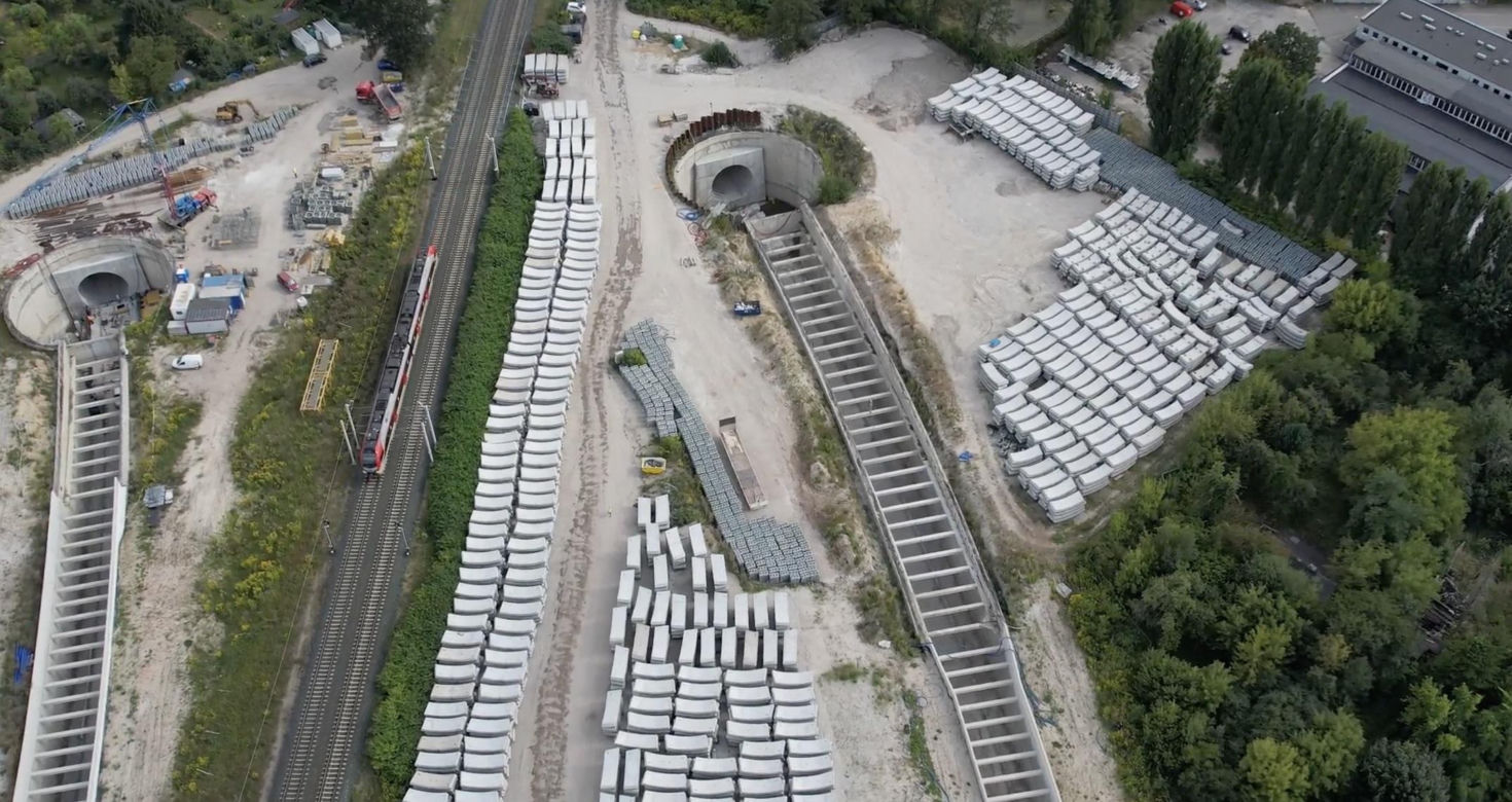 Budowa tunelu w Łodzi