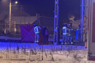 Śmiertelne potrącenie pieszej przez pociąg na Patriotów