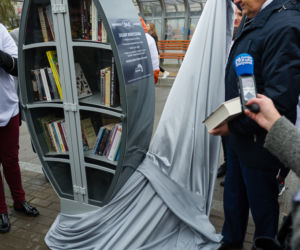 Białystok. Białostockie Śledzie Książkowe - miejskie regały na książki