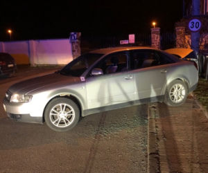 Ostróda. 19-letni kierowca próbował PRZEJECHAĆ POLICJANTA. Padły strzały [FOTO]