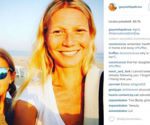 Gwyneth Paltrow bez makijażu