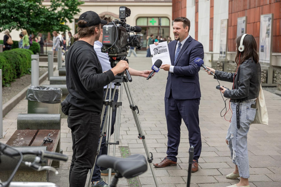 Kandydat PiS na prezydenta Krakowa Michał Drewnicki