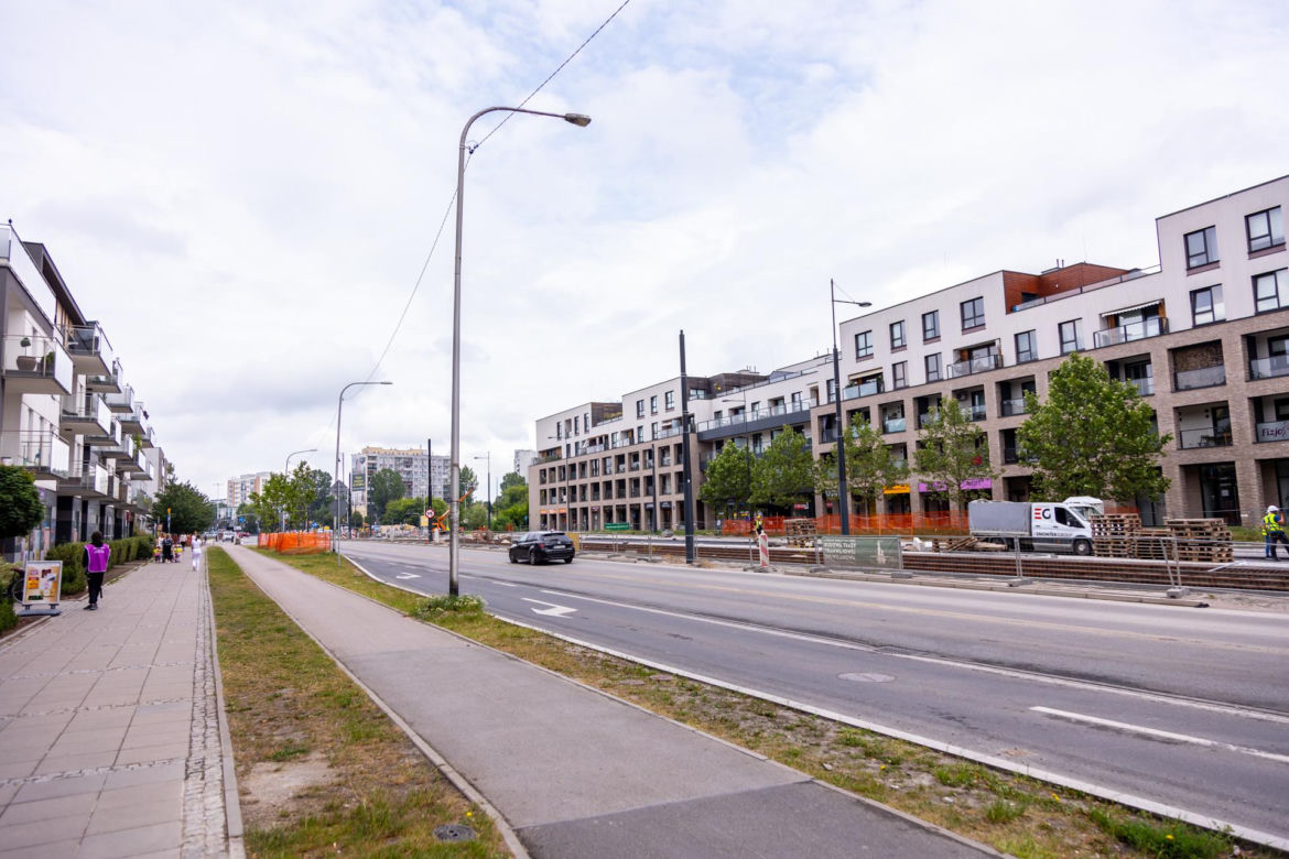 Budowa tramwaju do Wilanowa w Warszawie