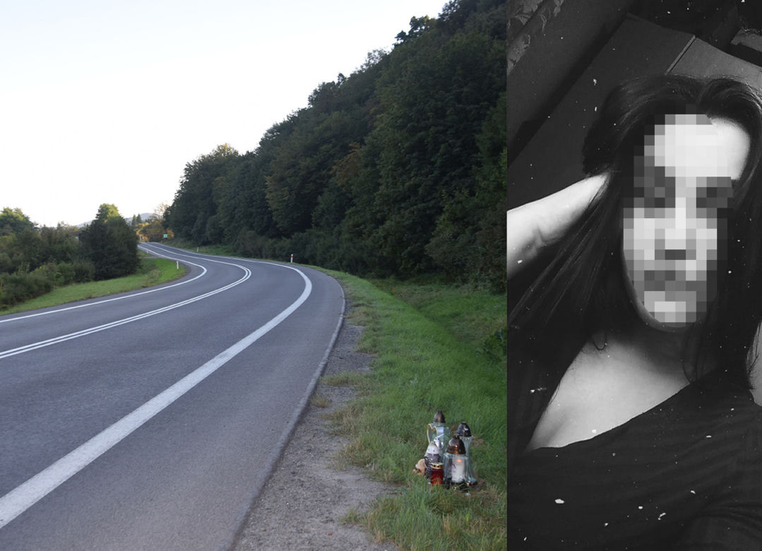 Weronika zginęła na zakręcie śmierci