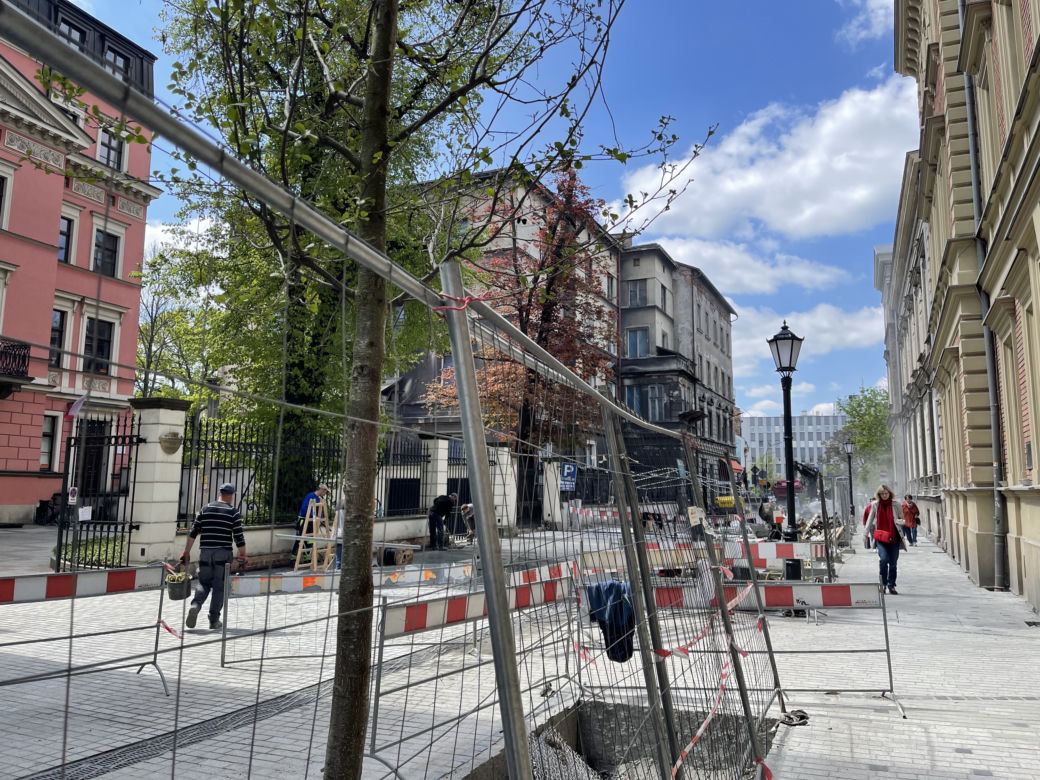 Zieleń w centrum miasta. Tak zmienia się ul. Krupnicza w Krakowie! 