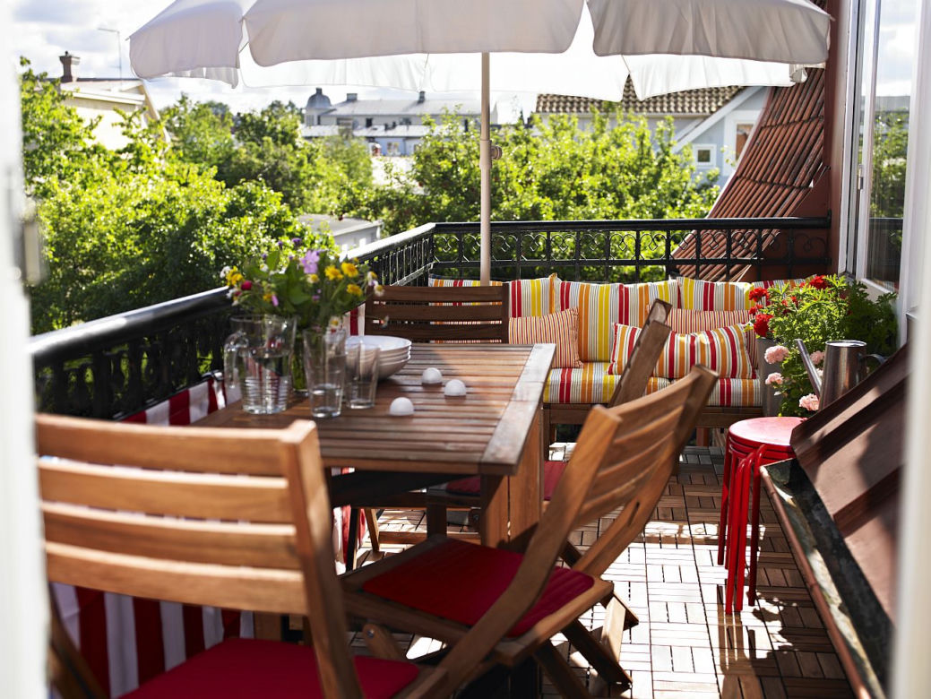Balkon magiczny i praktyczny IKEA