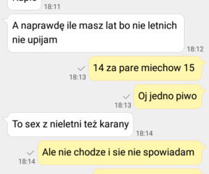 Białystok. Zapis SMS rozmowy z pedofilem zatrzymanym na ul. Warszawskiej