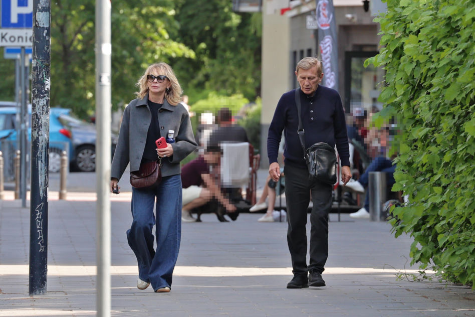 Jan Englert i Beata Ścibakówna na randce