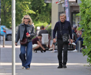 Jan Englert i Beata Ścibakówna na randce