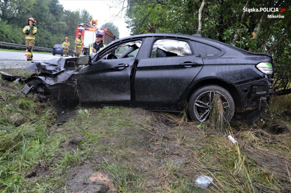 Mieszkaniec Mikołowa rozbił BMW serii 3 Gran Coupe