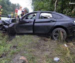 Mieszkaniec Mikołowa rozbił BMW serii 3 Gran Coupe