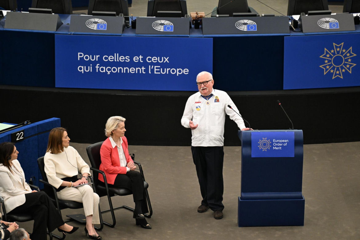 Uroczystość wręczenia Europejskich Orderów Zasługi