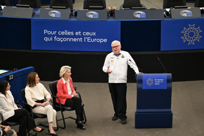 Uroczystość wręczenia Europejskich Orderów Zasługi
