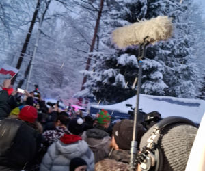 Powitanie Kacpra Tomasiaka w Bystrej 18.02.2026