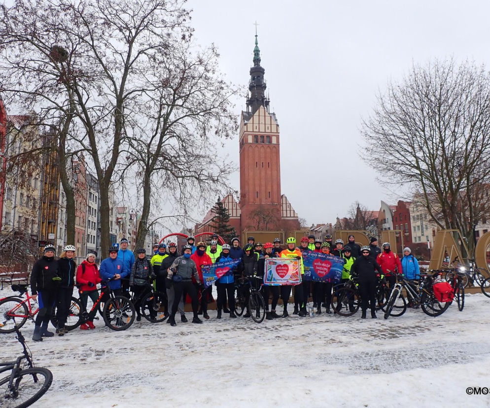 Rowerem przez zimowe Żuławy. Styczniowa Miejska Wycieczka Rowerowa 