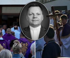 Lębork pogrążony w żałobie. Tłumy żegnają księdza, który utonął w Darłówku