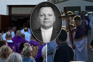 Lębork pogrążony w żałobie. Tłumy żegnają księdza, który utonął w Darłówku