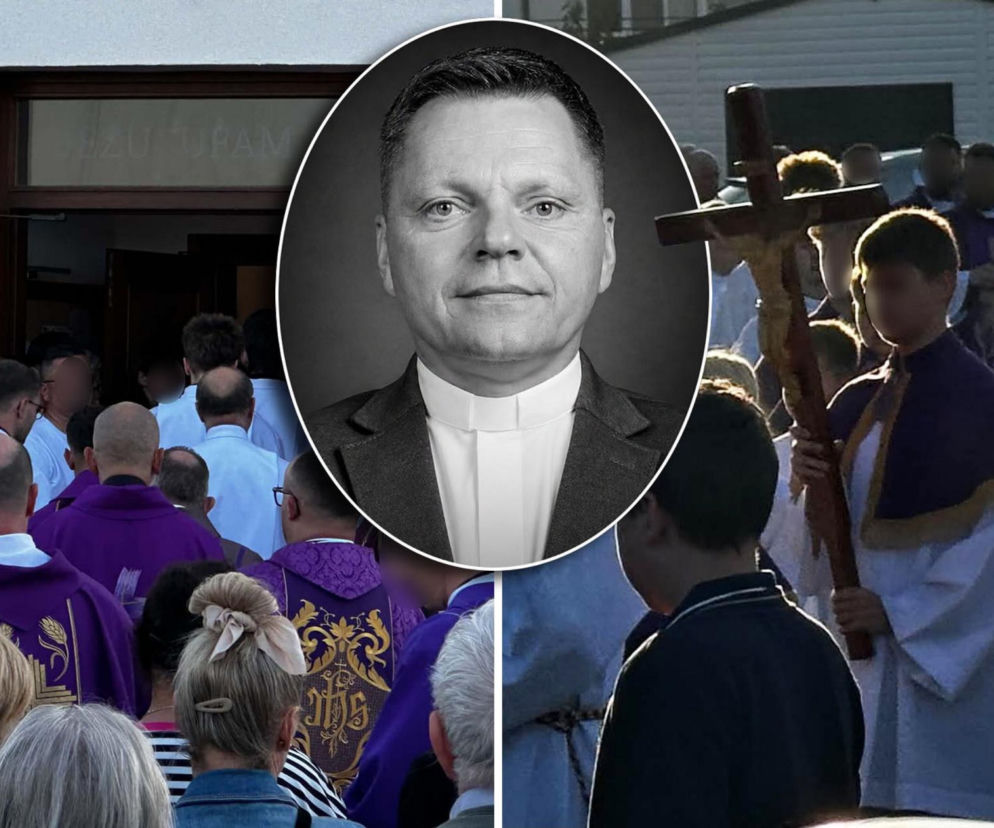 Lębork żegna ks. Rafała Cieszyńskiego. Wierni tłumnie przybyli do kościoła
