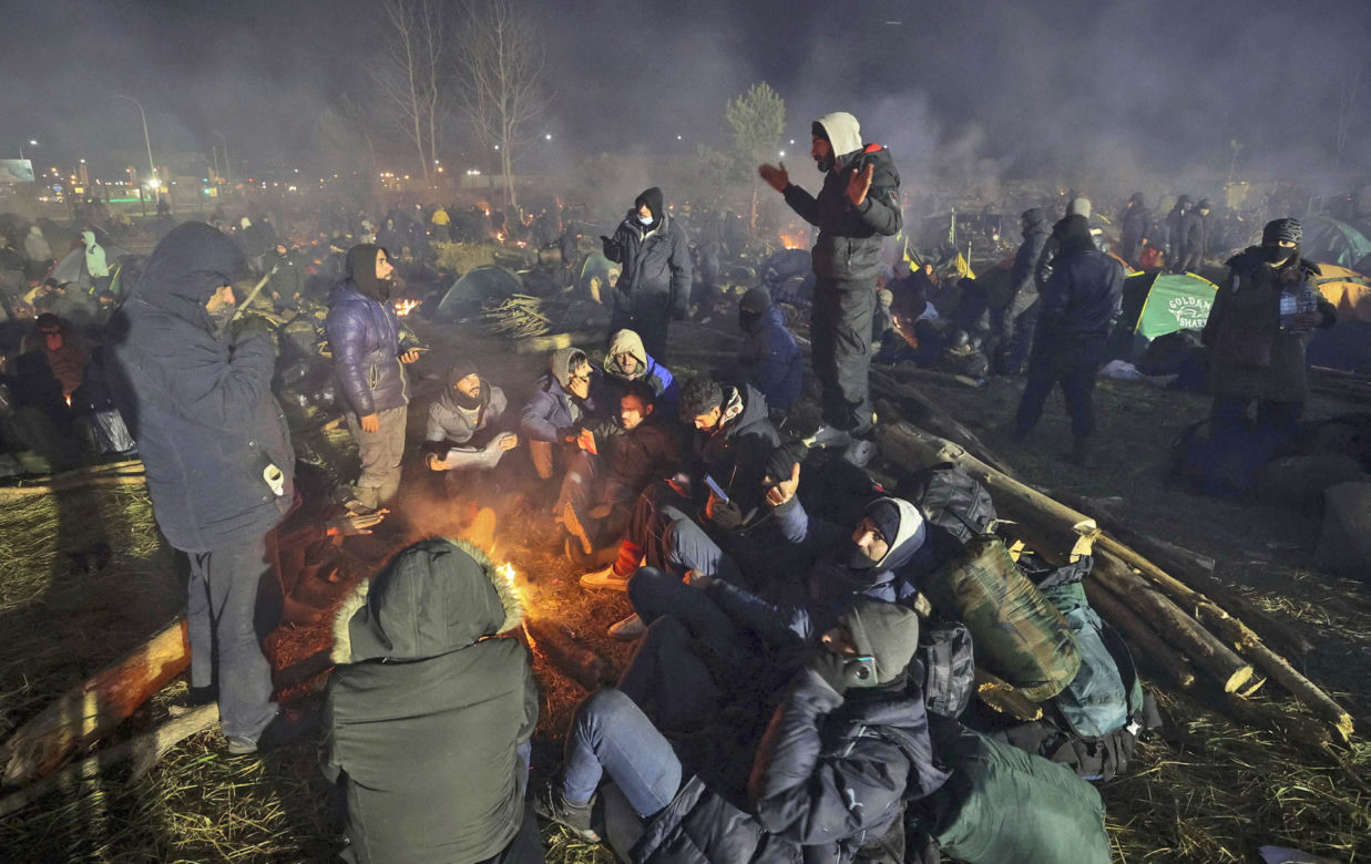 Uchodźcy w Kuźnicy. Granica polsko-bialoruska