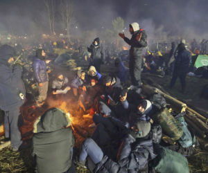 Uchodźcy w Kuźnicy. Granica polsko-bialoruska