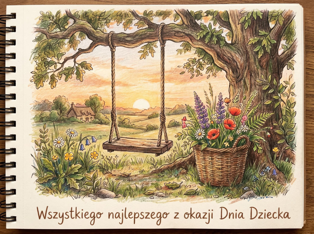 Kartka na Dzień Dziecka dorosłego dziecka